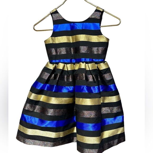 Gymboree Striped Sparkle Holiday Dress Size 5 - Picture 10 of 13